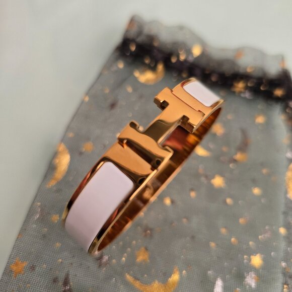 Letter H Fashion Bangle - Picture 4 of 5